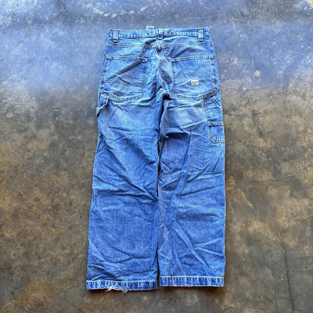 Levi Strauss‎ Signature Workwear Carpenter Jeans Mens 32x30 Blue Denim Utility